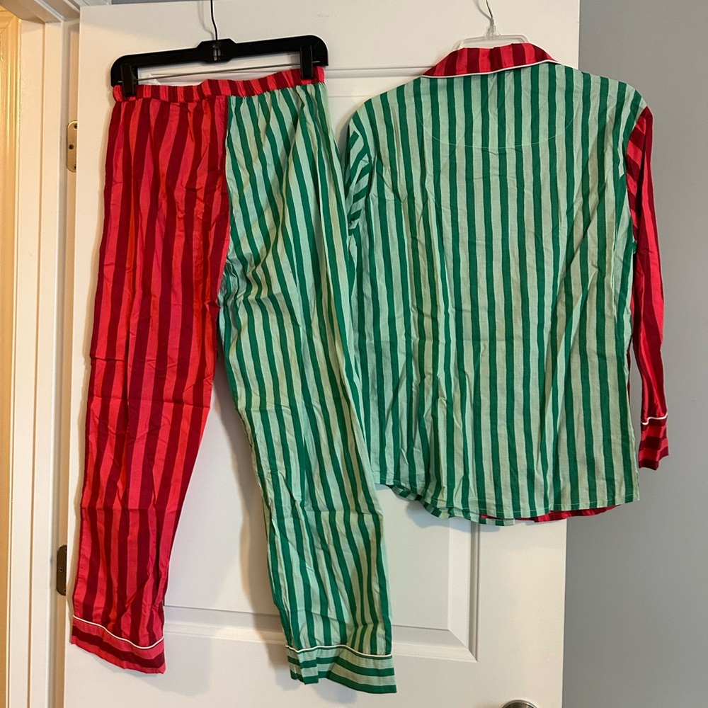 NWT Printfresh Holiday Stripe Pajamas, XS - Picture 5 of 5